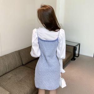 Vente en gros 2021 Cent pulls fins en tricot à fines mailles avec jupe à bretelles parfumée pour femmes RS088 - Product Image 5