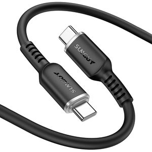 Cable de carga USB C, producto popular en TikTok, cable de datos de 100W 5A con carga rápida, cable de silicona para uso en automóvil, cable de datos, cavo di ricarica. - Product Image 1