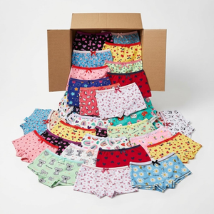 Liquidación de Ropa Interior Infantil, Calzoncillos Tipo Bóxer con Estampados de Sirena, Estrella, Unicornio y Dibujos Animados, Tallas Surtidas para Niños y Niñas, Lote al por Mayor - Product Image 2
