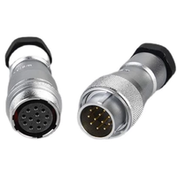 Conector y Enchufe de Aviación XLW WF28 TA/ZA, 2-3-4-7-8-9-10-12-16-17-20-24-26 Núcleos, Normal/Inverso
