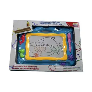 ABS material multicolor cartoon ocean writing board children's magnetic drawing board toy