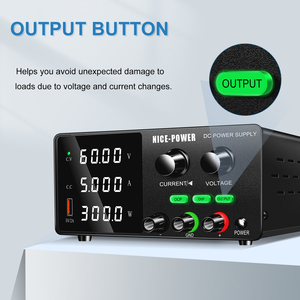 Đẹp-điện nhà máy mới 60V 5A pin sạc sửa chữa bộ mã hóa DC phòng thí nghiệm biến cung cấp điện USB cho Moto chì axit Lithium lifepo - Product Image 4