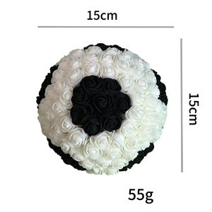 Flor de Rosa Artificial de la Temporada <span class=keywords><strong>FIFA</strong></span> 2026, Juguete de Fútbol con Forma de Mini Balón de Rosa, Decoración de Rosa Blanca, Regalo de Rosa Blanca, Decoración para Eventos - Product Image 6