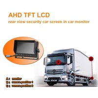 Greenyi — Moniteur LCD de 7 pouces pour remorque camion, longue surveillance de voiture, Moniteur de sécurité vidéo 1080P AHD, à affichage arrière, DC 24V