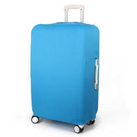 Travelsky personnalisé en gros polyester élastique valise housse de protection résistant à l'eau Spandex voyage housse de bagage