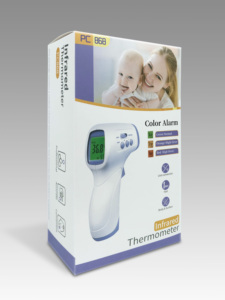 CE aprobado Pacom PC868 Sin Contacto Médico digital electrónico infrarrojo bebé frente termómetro - Product Image 5