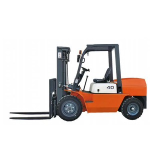 Chariot élévateur 4WD entièrement électrique de 3.5 tonnes avec batterie 6072V Transpalette de 4 tonnes Chariot élévateur électrique de 4 tonnes avec palette emballée - Product Image 3