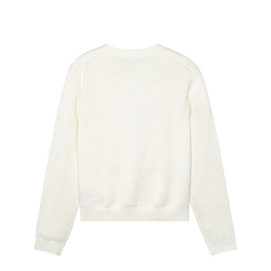 Của Phụ Nữ Rắn Đa Năng Dài Tay Dệt Kim Áo Thun 100% Len O-Cổ Áo Len Cho Phụ Nữ Biểu Tượng Tùy Chỉnh Dịch Vụ - Product Image 2