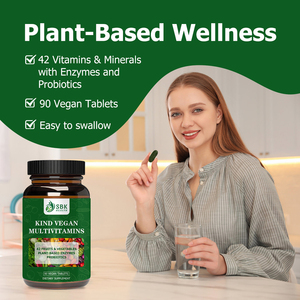 Private Label Kind Vegan Multivitamins Tablets with Riboflavin Energy Brain Health Bone Strength Muscle Function Tablets - Product Image 3