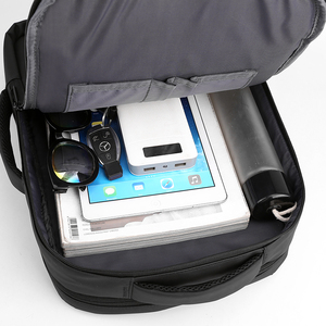 Sac à dos pour ordinateur portable en polyester unisexe imperméable avec <span class=keywords><strong>port</strong></span> de charge USB antivol et grande capacité pour les voyages universitaires - Product Image 6