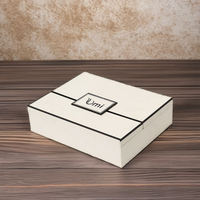 Boîte cadeau magnétique de luxe en gros, design personnalisé, gaufrage, laminage mat avec intérieur en éponge pour l'emballage de cadeaux