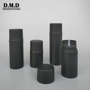 Cổ Phiếu Bán Buôn 30Ml 50 Ml 80Ml 100Ml 120 Ml 150Ml 1Oz 4 Oz Rỗng Nhựa PP Matte Đen Không Có Không Khí Bơm Chai - Product Image 2