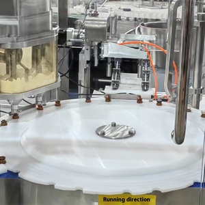 Automatische elektrische gefrier getrocknete Pulver-Mikrofüll-Versiegelung maschine Fläschchen Gesundheitspflege-Pulver füll anlage SPS-Glasflaschen - Product Image 2