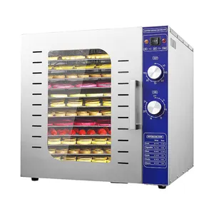 Nouvelle arrivée en acier inoxydable maison cuisine utiliser 12 plateaux viande de boeuf déshydrateur alimentaire Dring Machine