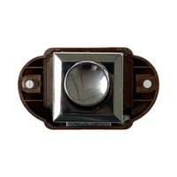 TYTXRV Mini Verrou à Bouton Poussoir pour Tiroir et Armoire, Loquet de Porte à Bouton Poussoir pour Camping-car et Caravane, 10 pièces/boîte