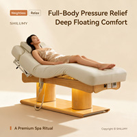 Table de soin électrique moderne SHILU réglable pour esthéticiennes, idéale pour les studios de cils, les soins du visage et les salons de beauté