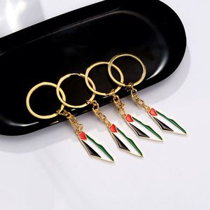 Wholesale Palestine Map Flag Keychain Pendant Decoration Men's and Women's Metal Pendant <b>Key</b> Chain Freedom Palestine <b>Key</b> <b>Ring</b> - Product Image 6