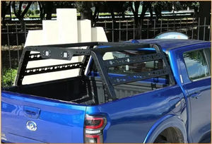 Portapacchi in acciaio regolabile da tetto per camioncini 4x4 veicoli per accessori Auto universali per esterni a gabbia 4Ute tipo paraurti - Product Image 4