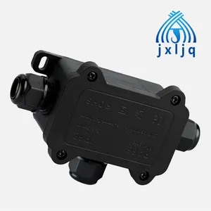 Widely Used 2 Way IP68 Outdoor Wiring Waterproof Cable Junction Box For Street Light Underwater Outdoor 3Pin Plastic Enclosure