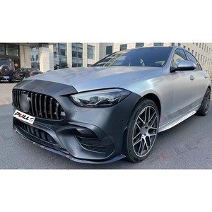 Kit carrosserie pour <span class=keywords><strong>Mercedes</strong></span> Benz Classe C W206 Année <span class=keywords><strong>2023</strong></span> Mise à niveau vers le modèle <span class=keywords><strong>C63</strong></span> AMG comprenant un pare-chocs avant avec grille - Product Image 4