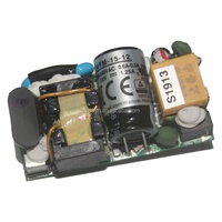 Alimentation LED médicale verte Meanwell MFM-15-12 15W 12V à haute fiabilité, type embarqué, alimentation à découpage pour usage industriel