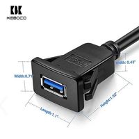 Cable USB 2.0 Tipo A a Mini USB de PVC de 5 Pines para Controlador, Reproductor MP3, Cámara de Coche y Carga de Datos