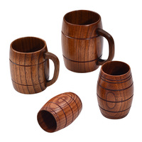 Tasse Jujube Gravée avec Logo Personnalisé en Gros, Mug Naturel en Bambou pour Thé ou Bière, Idéal pour Fêtes et Boissons