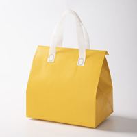 Sac isotherme personnalisé en tissu non tissé écologique avec doublure en aluminium pour garder les aliments et les boissons au frais
