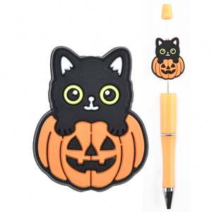 <span class=keywords><strong>Prix</strong></span> de gros perles focales vache nouveautés silicone Halloween Noël Thanksgiving jour chanteur pêche perles focales - Product Image 1