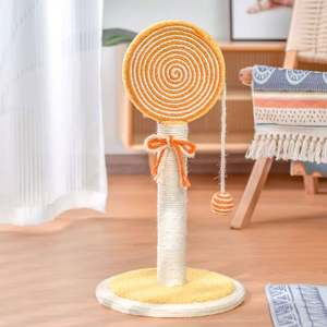 Kinghon Sisal Ball <b>Cat</b> Scratcher Luxury Cute Strong and Durable Sisal <b>Scratching</b> <b>Post</b> <b>Cat</b> Flower <b>Tree</b> for <b>Cats</b> - Product Image 6