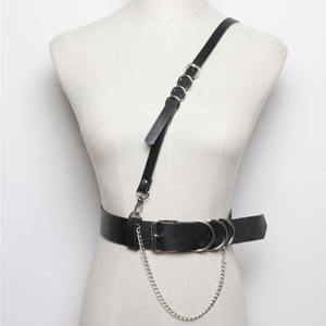 Ceinture Corset pour femmes, large et réglable, en Denim - Product Image 1