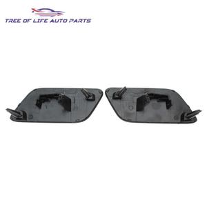 Audi Q7 Headlight Washer Spray Caps 4M0807753B 4M080754B Plastic <b>Clip</b> On Front <b>Bumper</b> Cover - Product Image 2