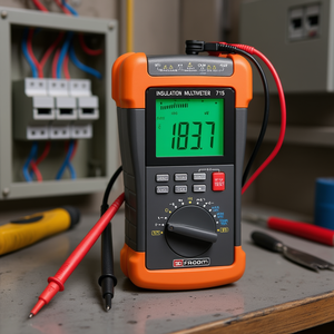 Multímetro Digital de Aislamiento 715 con Cables de Prueba para Pruebas Eléctricas - Product Image 3