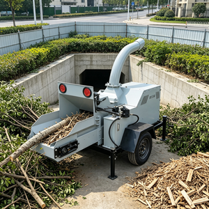 Broyeur de bois avec coupe-spirale pour tracteur, entraînement par prise de force, usage intensif - Product Image 3