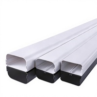 Cache-radiateur décoratif en PVC pour tuyau de chauffage, ignifuge, écologique, facile à installer, sûr, 65x30 75x40 100x50