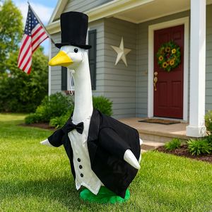 Déguisement de canard en métal pour la saison des mariages, idéal pour offrir, amusant pour Halloween, utilisation en extérieur et en intérieur, décoration intérieure, style campagnard - Product Image 3
