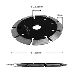 Di alta qualità 5 "a forma di V Crack Chaser diamante professionale macchina ceramica per granito per smerigliatrice angolare di riparazione del calcestruzzo - Product Image 2