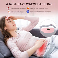 Appareil de massage portable, coussin chauffant intelligent sans fil pour les ventres des femmes, coussin chauffant utilisé pour soulager les douleurs menstruelles