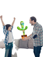 Nouveauté 2025 – Jouet en peluche cactus chantant et dansant, enregistreur vocal, cactus électrique doux et dansant, jouet en peluche cactus OEM très populaire