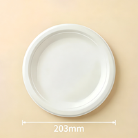Assiettes jetables en pulpe de papier au design élégant et écologique, avec des coupelles écologiques pour trempettes