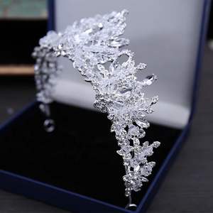 <span class=keywords><strong>Couronne</strong></span> de cheveux de fête de mariage pour filles, diadèmes de petites filles, cadeau <span class=keywords><strong>d</strong></span>'anniversaire de <span class=keywords><strong>demoiselle</strong></span> <span class=keywords><strong>d</strong></span>'<span class=keywords><strong>honneur</strong></span>, robe de princesse, accessoires pour cheveux, <span class=keywords><strong>couronne</strong></span> pour enfants - Product Image 2