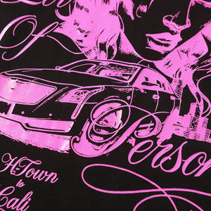 T-shirt da Baseball da Uomo Stile Trendy 2025 100% Cotone 240g ODM Stampa Serigrafica Bianco Nero High Street <span class=keywords><strong>Streetwear</strong></span> - Product Image 6