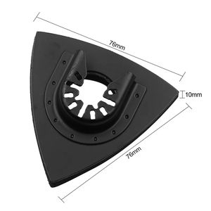 80mm çok amaçlı üçgen zımpara pedleri ahşap Metal plastik yüzeyler zımpara için testere bıçağı güç salınan aracı aksesuarları - Product Image 5
