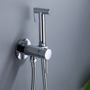 Полированный хром горячий и холодный латунный шероховатый клапан из нержавеющей стали Очиститель спрей личная гигиена для женщин - Product Image 6