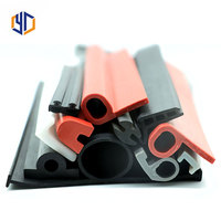 Kit de joints d'étanchéité en caoutchouc EPDM silicone multi-formes, type D/E/P/U, pour portes, fenêtres et équipements industriels
