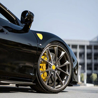Velg Roda Tempa Abu-abu Brushed P204 Gunmetal untuk Ferrari F8 Sf90 488 296 Gtb Gtc4 Lusso 458 untuk Benz Amg E63s