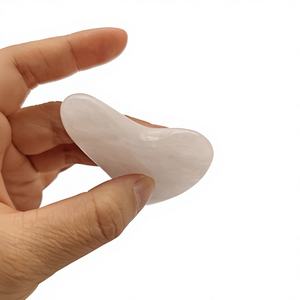 Masseur de visage Guasha de rouleau de jade blanc de logo personnalisé de haute qualité pour le corps avec le produit de massage de qualité de boîte - Product Image 5