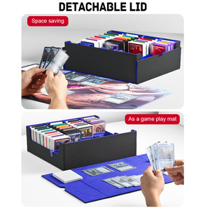 JUZI 3000+ Deck Box <strong>Trading</strong> <strong>Card</strong> Storage Dedicated Supporters PU Material Tcg Yugioh <strong>Pokemoned</strong> Custom Deck Box for Gift Use - Product Image 4