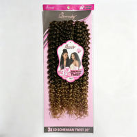 Nouveauté : tresses torsadées bohèmes longues 3x, super douces et rebondissantes, 20 pouces, coiffures au crochet, 150g, cheveux à tresser, 36 mèches