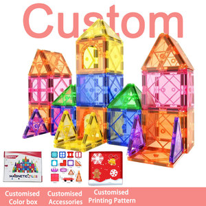 Từ Gạch Nam Châm Xây Dựng Khối Cho Trẻ Em, Xếp Chồng Xây Dựng Thiết Lập Gốc Mầm Non Giáo Dục Học Tập Xây Dựng Đồ Chơi - Product Image 6